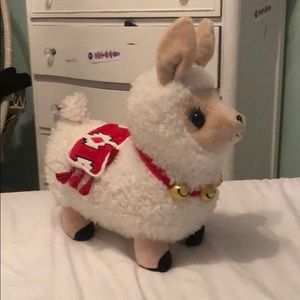 llama standing stuffed animal